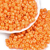 Opaque Baking Paint Glass Seed Beads SEED-T008-02F-1