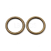 Alloy Soldered Closed Jump Rings KK-WH0052-05D-AB-2