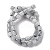 Handmade Lampwork Chevron Beads Strands LAMP-K041-01B-11-3