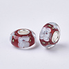 Handmade Lampwork European Beads LAMP-S193-004D-2