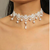 Gothic Style Resin Tassel Lace Chain Necklaces WG2E9D0-05-1