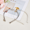 Iron Hair Band Findings OHAR-WH0011-78C-4