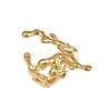 304 Stainless Steel Cuff Open Rings for Women RJEW-H255-01G-08-4
