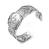 Constellation Alloy Open Cuff Bangles for Women Men BJEW-C064-01AS-06-1