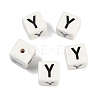 Porcelain Beads PORC-R003-08Y-1