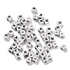 Opaque Acrylic Beads OACR-S076-01K-1