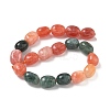 Dyed Natural Malaysia Jade Beads Strands G-P528-I08-01-4
