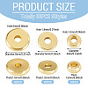 30Pcs 3 Styles Brass Spacer Beads KK-TADJ0001-09B-3