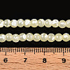 Baking Paint Glass Beads Strands DGLA-N015-4mm-08-4