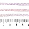 Transparent Painted Glass Beads Strands X-DGLA-A034-T1mm-A05-3