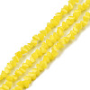 Opaque Solid Color Glass Beads Strands GLAA-N052-01-A05-1