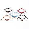 Adjustable Nylon Cord Braided Bead Bracelets BJEW-JB05829-1