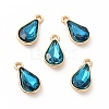 Faceted Glass Rhinestone Pendants FIND-G049-01G-08-3
