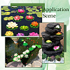 Artificial EVA Foam Lotus Leaf AJEW-SP0003-26D-6
