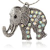 Tibetan Style Alloy Rhinestone Big Pendants LS-ALRI-L048-28AS-1