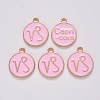 Alloy Enamel Pendants LS-X-ENAM-S124-01B-09E-2