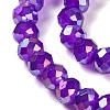 Baking Electroplate Glass Beads Strands DGLA-A039-J10mm-B05-3