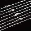 Brass Cable Chain Necklace SW028-S-5