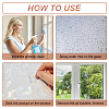 4 Bags 2 Styles PVC Glass Stickers STIC-GA0001-08-3
