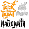 Halloween Theme Carbon Steel Cutting Dies Stencils DIY-WH0309-1187-1