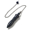 Dyed Natural Lapis Lazuli Pointed Dowsing Pendulums G-F758-F01-P-1