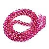 Baking Paint Transparent Glass Beads Strands DGLA-A035-T4mm-A03-3