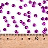 6/0 Baking Paint Transparent Fringe Glass Seed Beads X1-SEED-N006-06H-4