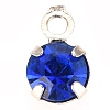 Glass Rhinestone Charms RB-6.5x4x3.5-P-6