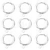 201 Stainless Steel Huggie Hoop Earring Findings LS-STAS-P283-01D-S-2