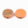 Painted Natural Wood Beads WOOD-T021-50B-06-2