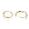 Brass Micro Pave Cubic Zirconia Huggie Hoop Earrings X-EJEW-T014-09G-04-NF-3