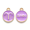 Alloy Enamel Pendants LS-ENAM-S124-01A-01A-1