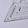 Acrylic Quilting Ruler X-AJEW-WH0109-83B-2