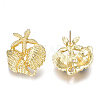 Alloy Stud Earring Findings X-PALLOY-S121-42-1