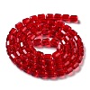 Glass Beads Strands GLAA-G112-01-M-3