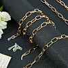 Aluminium Cable Chains/Paperclip Chains Eyeglasses Chains AJEW-AR0001-09G-4