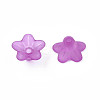 Transparent Acrylic Beads X-PL554-16-3