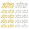 20Pcs 2 Colors Alloy Pendants FIND-SC0004-10-1