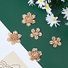 10Pcs 5 Style Brass Rhinestone Pendants KK-SC0001-94LG-4