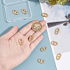 10Pcs 304 Stainless Steel Connector Charms STAS-UN0055-08-4