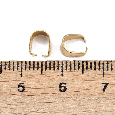 304 Stainless Steel Snap On Bails STAS-C135-01A-G-1