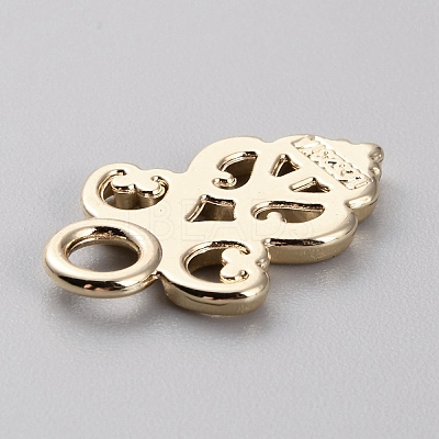 Alloy Snap Lock Clasps Findings LS-FIND-WH0419-08KCG-1