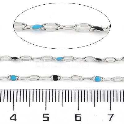 Brass Dapped Chains AJEW-Q153-03P-09-1