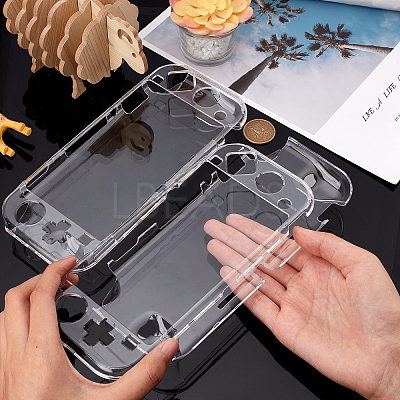 PC Plastic Crystal Clear Cover Case AJEW-WH0270-03A-1