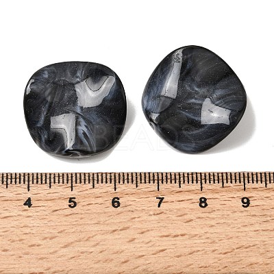 Opaque Acrylic Imitation Gemstone Beads OACR-G061-01B-1