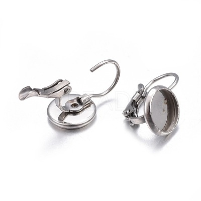 Tarnish Resistant 304 Stainless Steel Leverback Earring Findings STAS-H423-02P-1