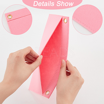 5Pcs 5 Colors Felt Purse Organizer Insert AJEW-WR0001-52-1