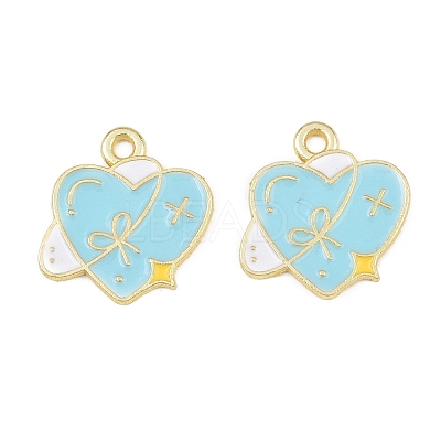 Alloy Enamel Pendants AL-CBA0485-02A-G02-1