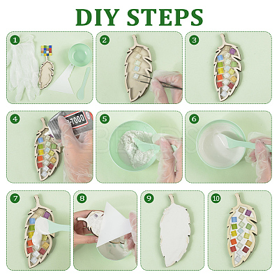 DIY Mosaic Making Kits DIY-GA0007-11-1