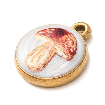 Printed 304 Stainless Steel Pendants SA-CBA9CF9-02G-H-1